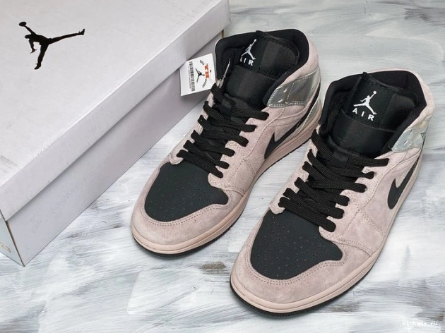 Cheap Powder Iridescent Jordan Air 1 (W) Dirty BQ6472-602 Mid 0817